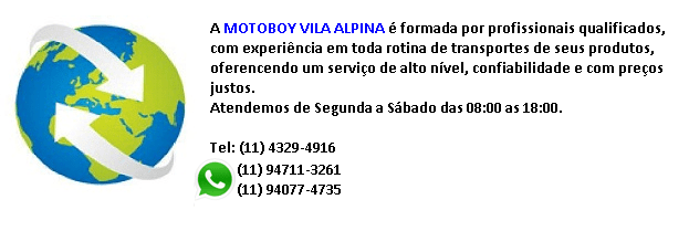 Motoboy Vila Alpina