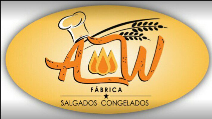 logo tipo aw salgados congelados