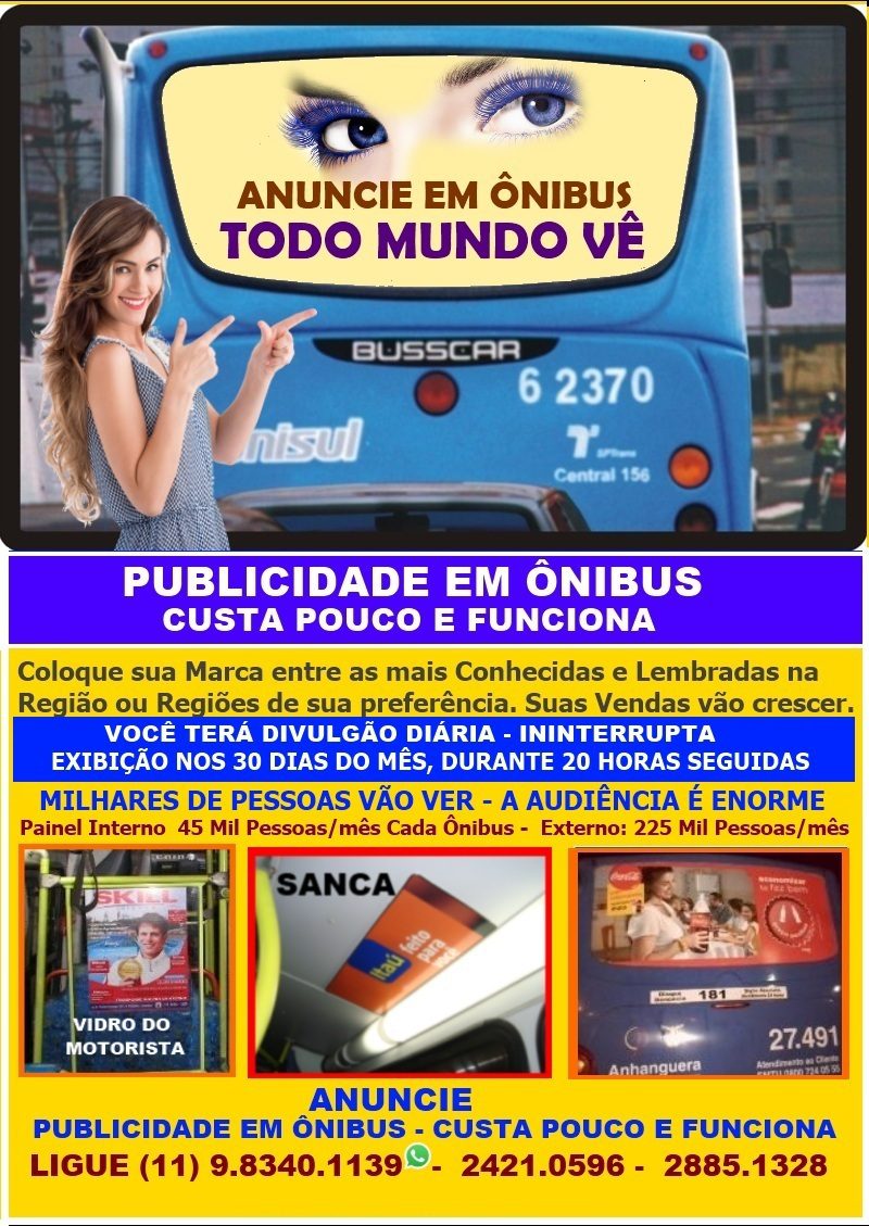 Anuncie Em Ônibus - Todo Mundo Vê