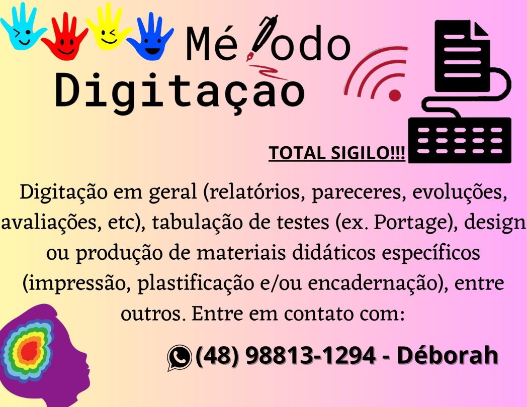 metodo digitação - propaganda para clínicas