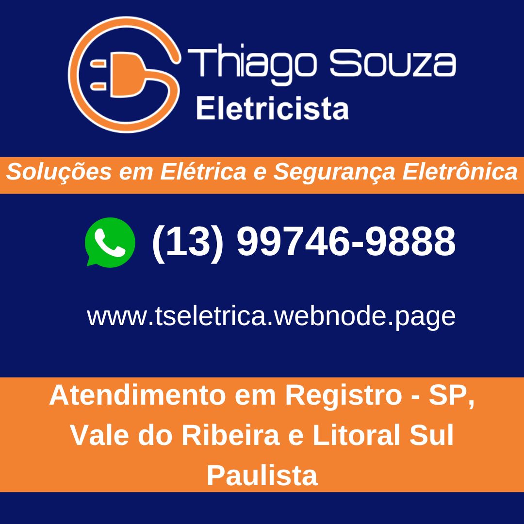 thiago,souza,eletricista,construção,manutenção,reparos,elétrica,residencial,predial,industrial,rural,segurança,eletrônica,registro,vale,do,ribeira,