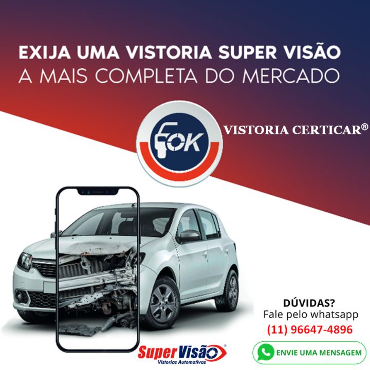 TERÇA - VISTORIA DE TRANSFERÊNCIA VISTORIA ECV VISTORIA DETRAN VISTORIA CAUTELAR VISTORIA CERTICAR VISTORIA PINTURA VISTORIA INFRAÇÃO REVISTORIA VISTORIA MOTO