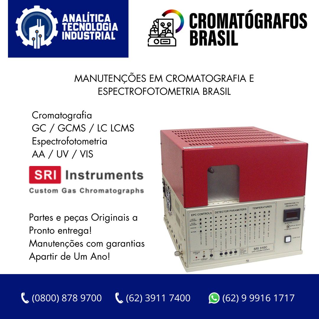 MANUTEÇÃO-CROMATOGRAFOS-SRI.  CONSERTO-CROMATOGRAFOS-SRI-BRASIL