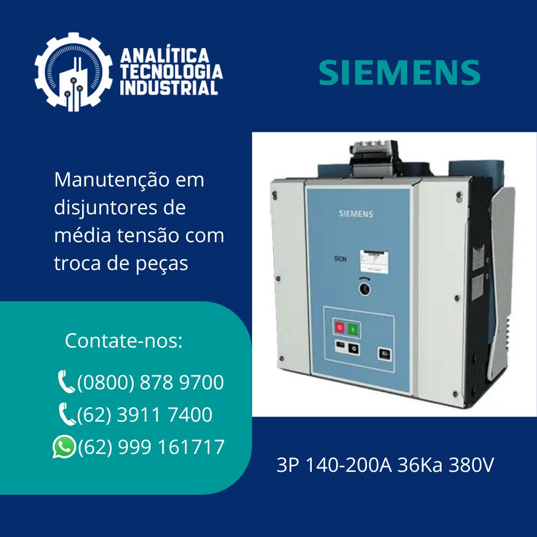 MANUETNÇÃO-DE-DISJUNTORES-MEDIA-TENSÃO-SIEMENS-BRASIL