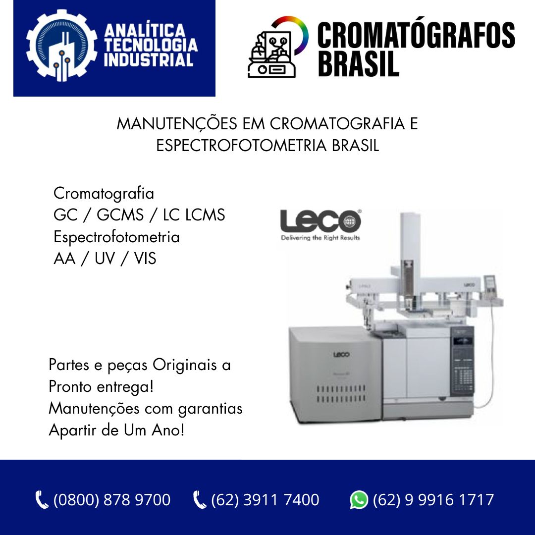 MANUTEÇÃO-CROMATOGRAFOS-LECO.  CONSERTO-CROMATOGRAFOS-LECO-BRASIL