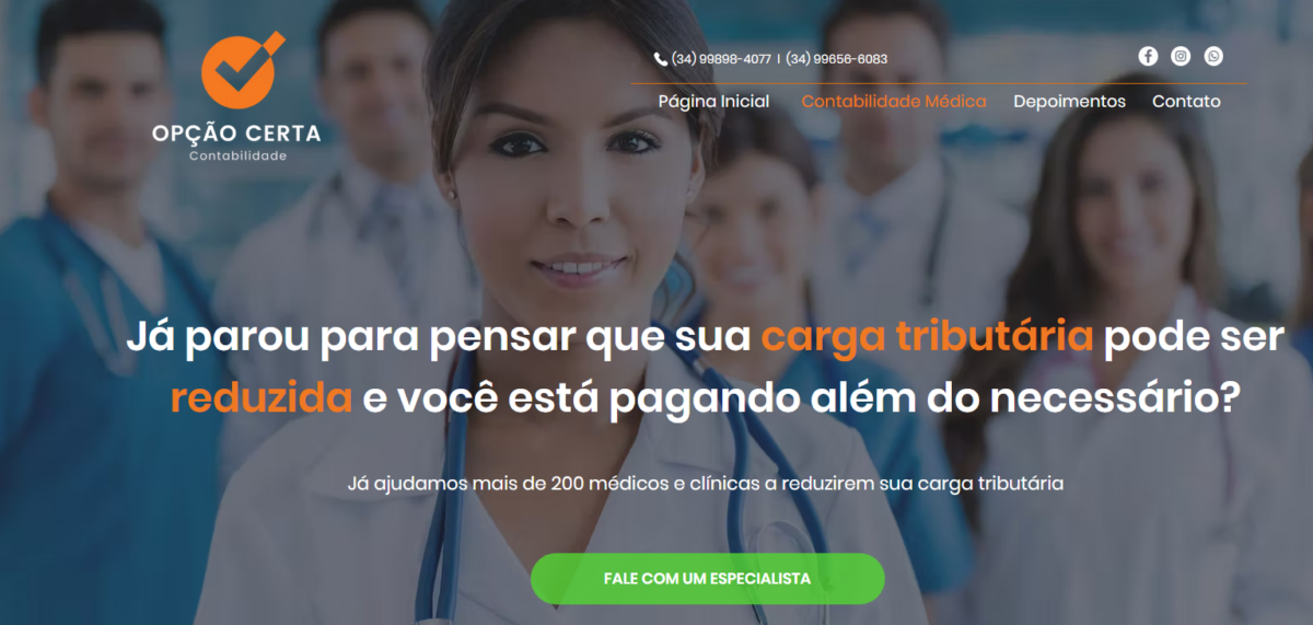 1756 Opção Certa contabilidade para médicos