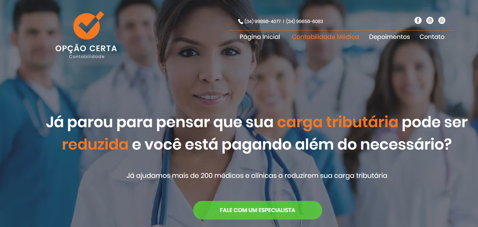 1756 Opção Certa contabilidade para médicos
